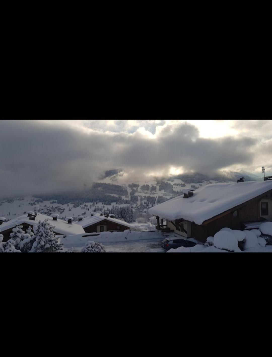 Studio Porte Du Mont Blanc Combloux Aux Pieds Des Pistes Buitenkant foto