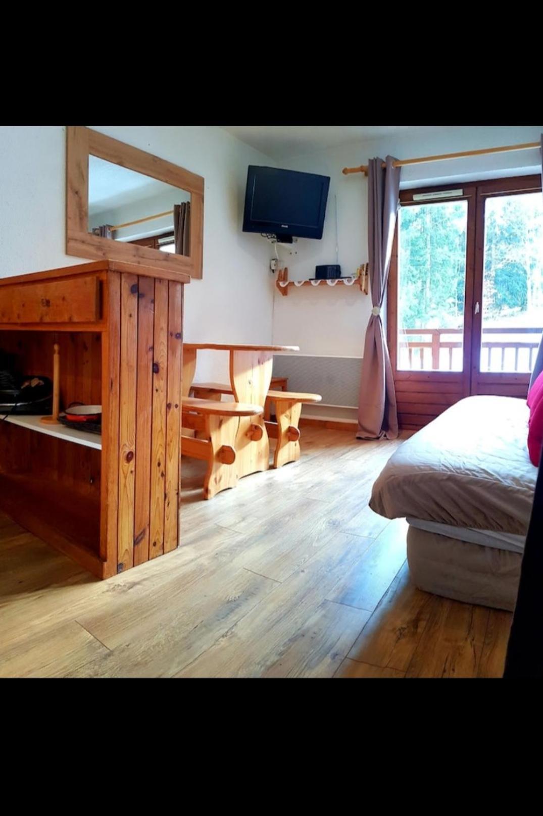 Studio Porte Du Mont Blanc Combloux Aux Pieds Des Pistes Buitenkant foto